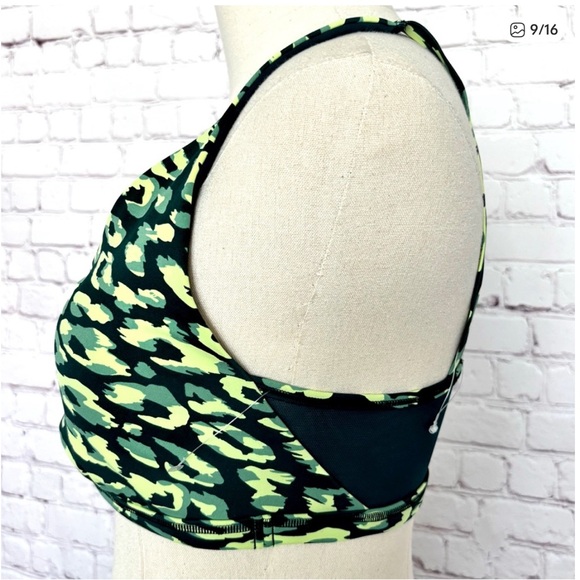 OFFLINE by Aerie Goals Medium Impact Cheetah Print Sports Bra--NEW--XL - Picture 9 of 15